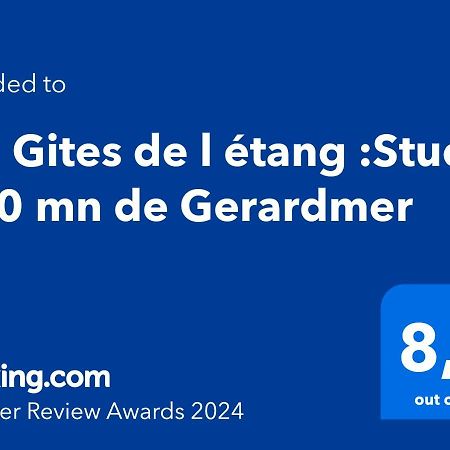 Les Gites De L Etang :Studio A 20 Mn De Gerardmer La Chapelle  Zewnętrze zdjęcie
